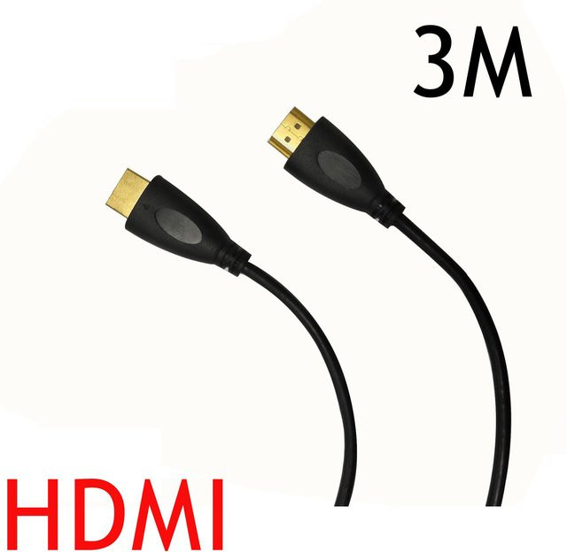 BEGG MALL-65 High-Speed HDMI Kabel in Schwarz mit 4K Ultra HD Unterstützung, Länge: 3 m - Bild 1