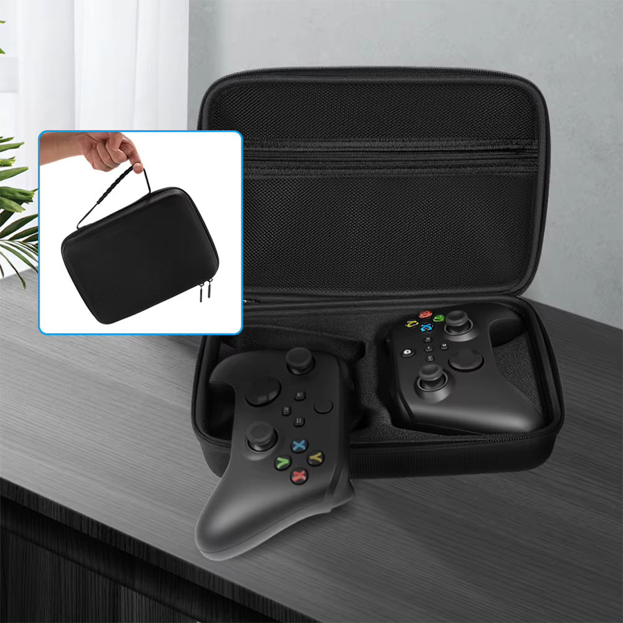 Shunmaii Tragbare Reisetasche in Schwarz mit Griff als stoßfeste Reisehülle für Xbox Series X/S und Xbox One - Bild 2