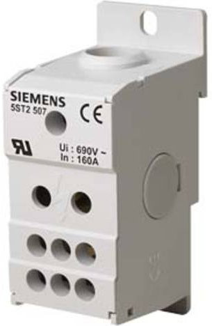 Siemens Verteilerblock 5ST2507 in Weiß - Bild 1