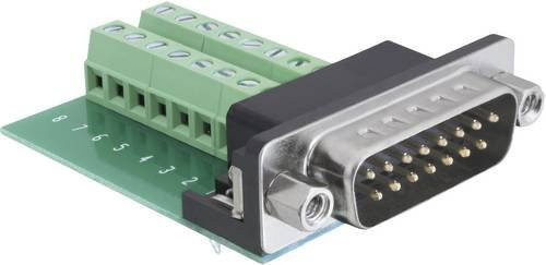 Delock 65275 D-SUB Stiftleiste 180 Grad Polzahl 15 in Multicolour - Bild 1