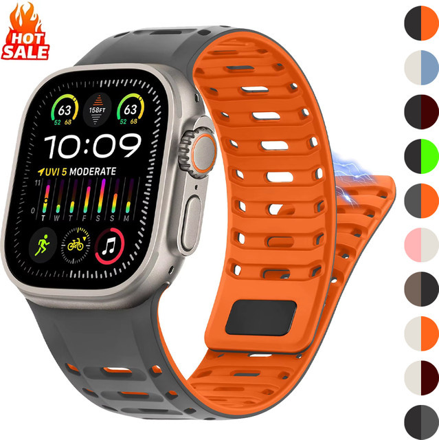 Uhrenarmband Silikon, Magnetisch, Unisex - Bild 1