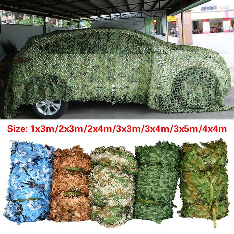 7CraftHobby Tarnnetz für Outdoor, Camping und Jagd, Sonnenschutz aus Oxford-Tuch, Multicolor, B x H: 4 x 2 m - Bild 3