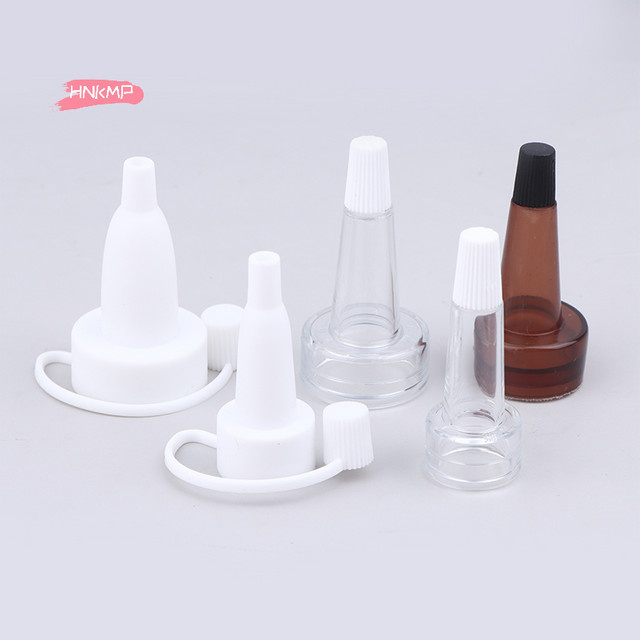 HNKMP Auslaufkappen für Ampullen und Serum, 5 Stück, 13/20 mm, weiß - Bild 1