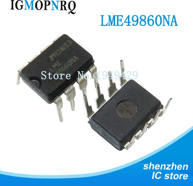 LME49860NA DIP-8 Operationsverstärker in Schwarz - Bild 1