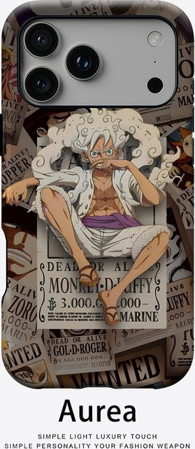 One Piece Bounty Poster Handyhülle mit Magnetfunktion für iPhone 17 16 15 14 Pro Max Plus, Tough Case, Mehrfarbig - Bild 1
