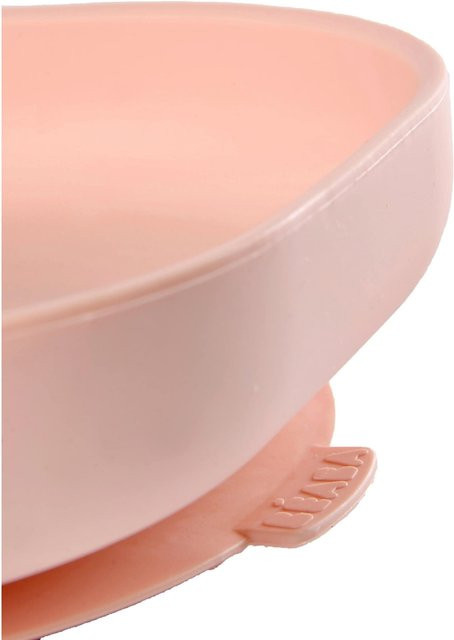 Beaba Silikonteller mit Saugnapf in Rosa und Pink - Bild 1