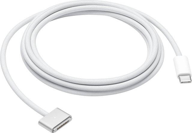 Apple USB-C auf MagSafe 3 Ladekabel, 2 m, Weiß, Orange, Grün - Bild 1