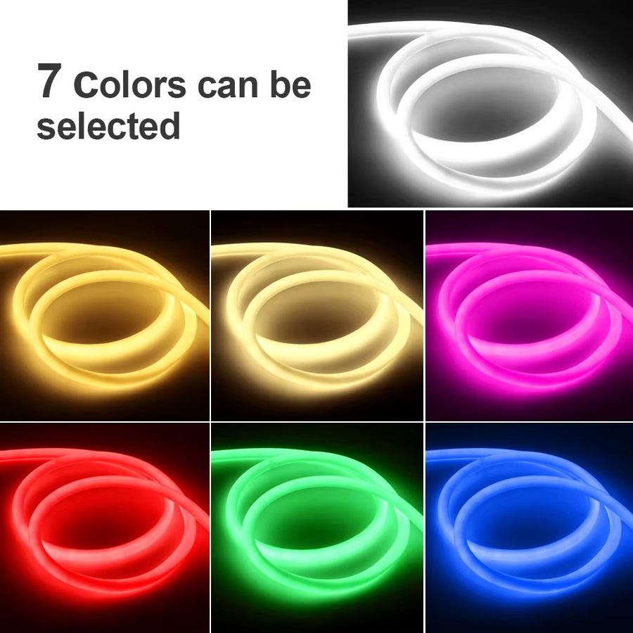 VBS Smart 360 LED Neon Seil Warmweiß IP67 Wasserdicht Flexible LED Streifen für Outdoor Dekoration - Bild 5