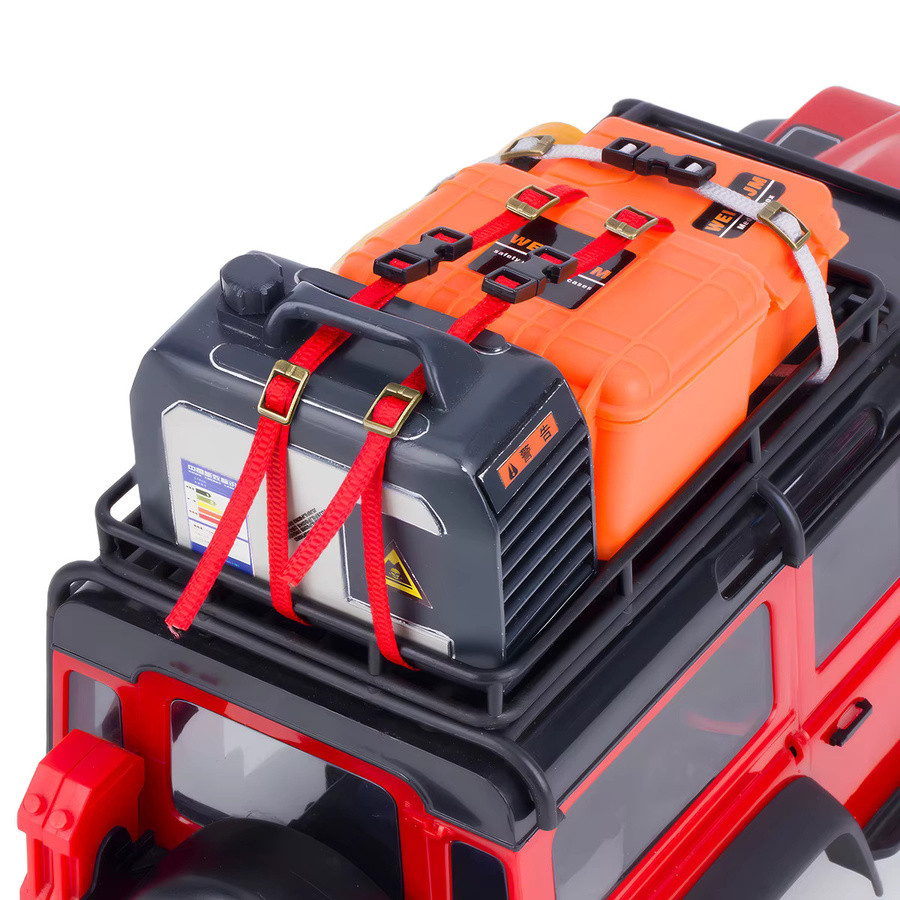 MALOM RC Gepäckseil Dachträger Spanngurte, 5-teiliges Set, Grau - Bild 4