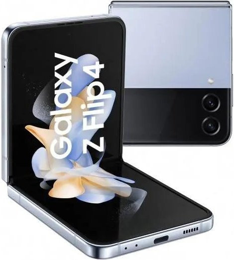 Samsung Galaxy Z Flip4 5G Faltbares Smartphone mit 256 GB Speicher und 8 GB RAM in Blau - Bild 1
