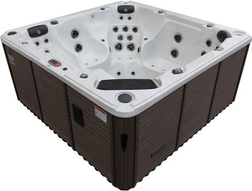 Canadian Spa Whirlpool Niagara AI in Braun mit Soundsystem und LED für 7 Personen, B/T/H: 228 x 228 x 99 cm - Bild 1