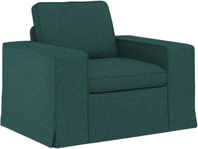 vidaXL Sofa Dunkelgrün mit Stoffbezug und Metallrahmen B/T/H: 103 x 80 x 82 cm - Bild 1