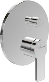 Villeroy & Boch Architectura Fertigmontageset Badewanne mit automatischem Ablaufventil in Chrom - Bild 1