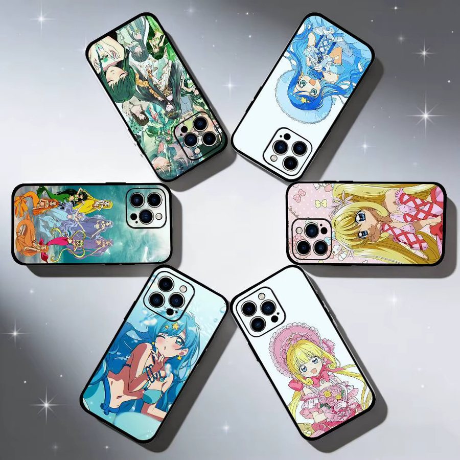 Pichis Pitchs Handyhülle Meerjungfrauen-Melodie für Apple iPhone 17 16 15 14 13 12 11 Pro Max und weitere Modelle, Mehrfarbig - Bild 2