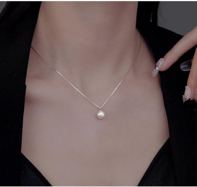 Lucky Star Jewelry Halskette, 925 Silber, Perle, Damen - Bild 1
