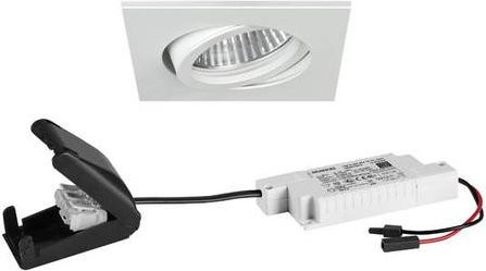 Brumberg LED-Einbauleuchte Weiß, dimmbar, 6W, quadratisch - Bild 1