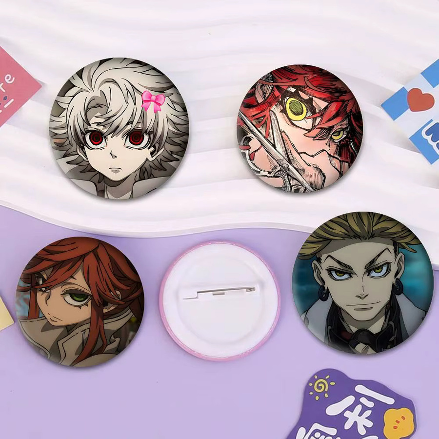 MINISO Brosche, Anime Comic Gachiakuta, Emaille, Rund - Bild 2