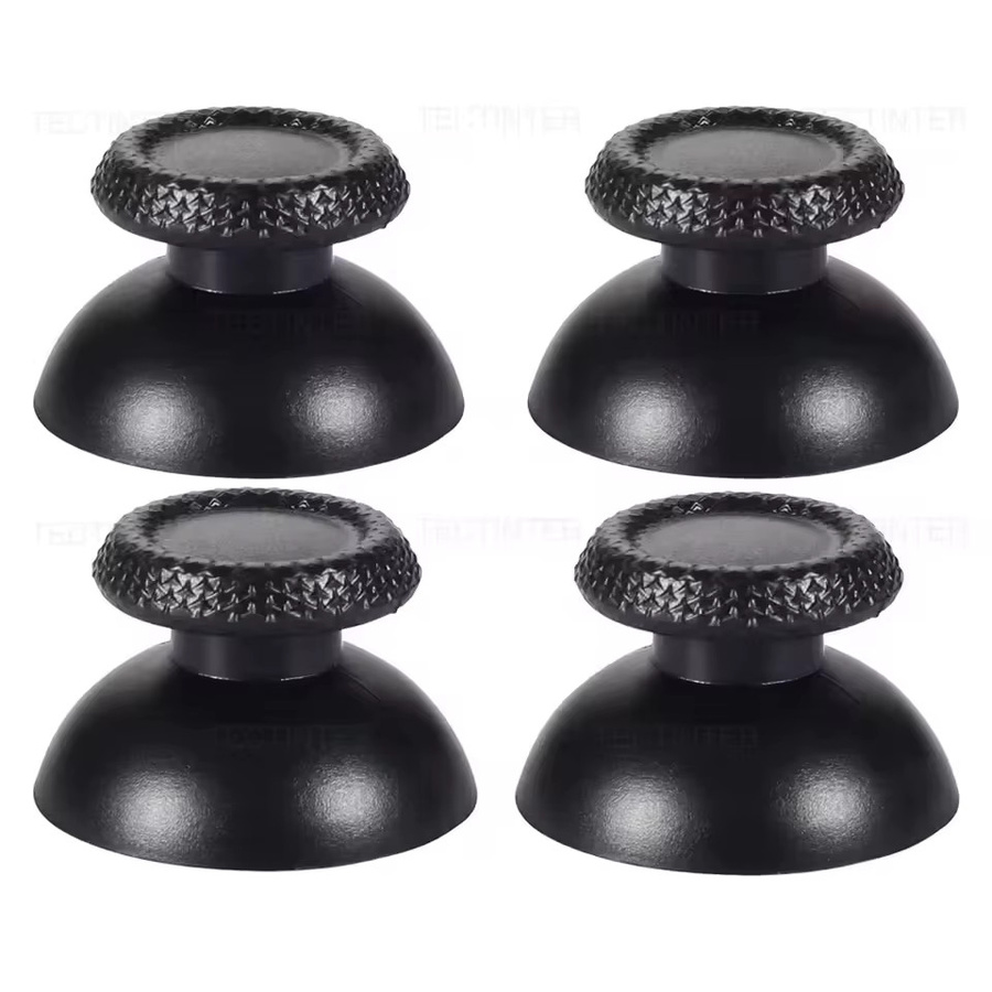 TECTINTER Ersatz-Joysticks für PS5 Slim und Pro Gamepads, Daumengriff-Kappen für PlayStation 5 Controller Zubehör, Schwarz - Bild 5