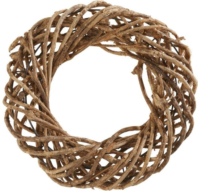 VBS Rattan-Kranz in Braun für Ostern mit Durchmesser: 25 cm - Bild 1