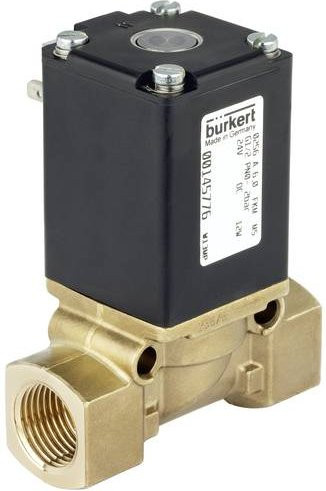 Bürkert Magnetventil 304737 0256 in Schwarz mit 24V Spannung - Bild 1