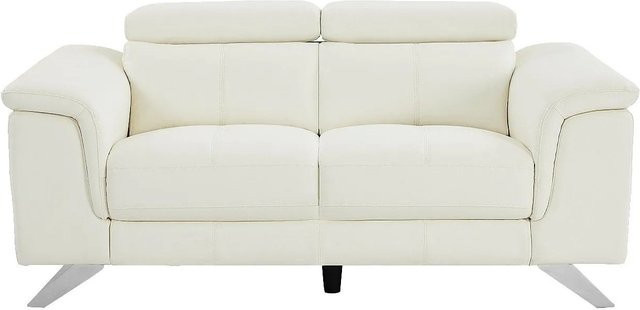 Vente-unique Sofa Breyt Weiß, Breite: 170 cm - Bild 1