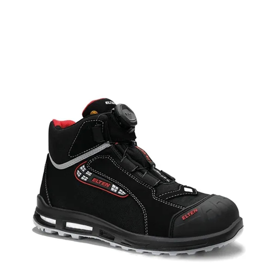 Elten Sicherheitsstiefel Sander XXT Pro Boa ESD S3 in Schwarz-Rot, Größe 37 - Bild 2