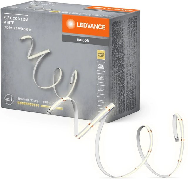 Ledvance LED-Strip Flex COB in Warmweiß, 7,5 W, 150 cm - Bild 1
