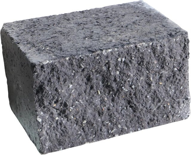EHL Mauer Anzio-Light Halbstein Basalt-Anthrazit B/T/H: 25 x 18 x 15 cm - Bild 1