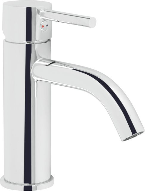 LIVARNO HOME Waschtischarmatur Wasserhahn in Chrom mit Einhebelmischer und Pop-up-Abfluss - Bild 1