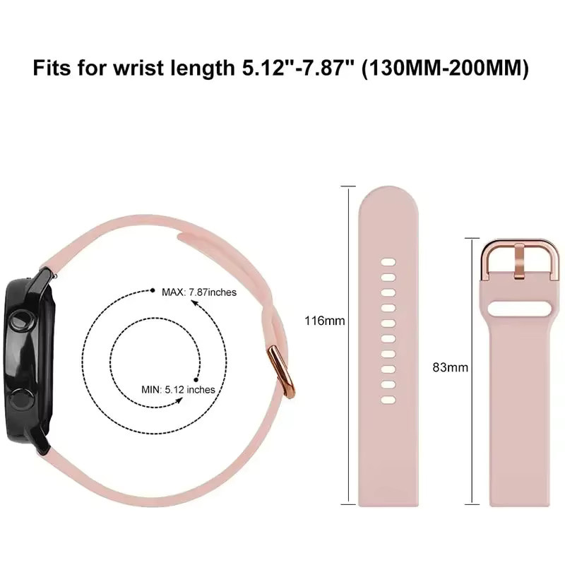 CMF Uhrenarmband Silikon, 22 mm, Unisex - Bild 2