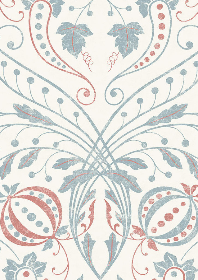 Lewis & Wood Tapete Chateau Sienna mit floralem Botanical-Design in Multicolour - Bild 1