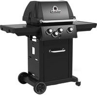 Broil King Gasgrill Royal 340 Shadow in Schwarz mit Seitenbrenner und Rollwagen - Bild 1