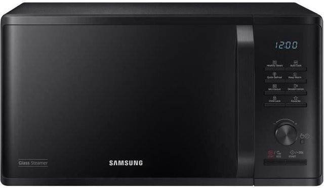 Samsung Solo-Mikrowelle MS23K3555E in Schwarz mit 23 l Volumen und elektronischer Steuerung - Bild 1