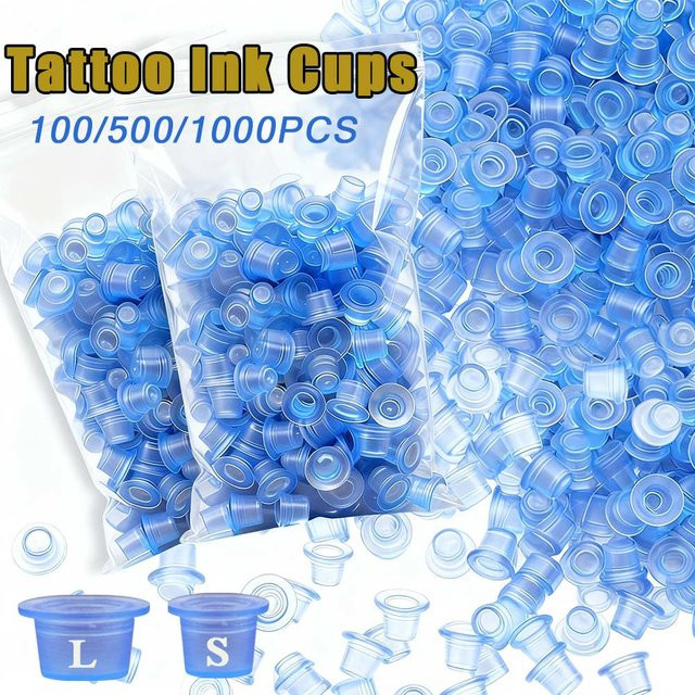 PEPAX Silikon Einweg Tattoo Ink Cups, Unisex - Bild 1