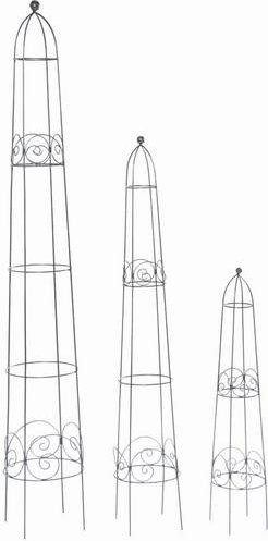 Siena Garden Obelisken-Set aus Metall 179579 - Bild 1