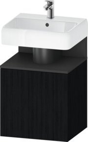 Duravit Waschtischunterschrank Qatego in Graphit mit Eiche, B/T/H: 49 x 42 x 64,5 cm - Bild 1