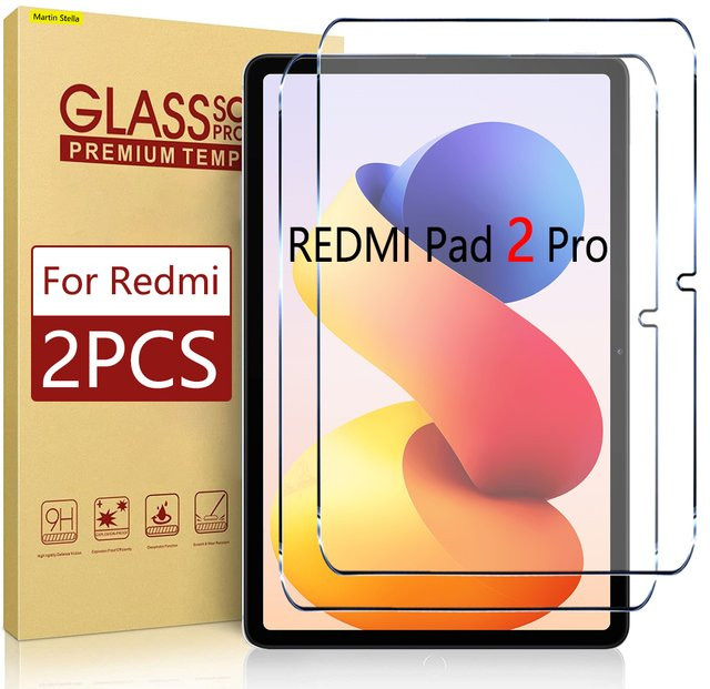 Xiaomi Redmi Pad 2 Pro Displayschutzfolie aus gehärtetem Glas, transparent - Bild 1