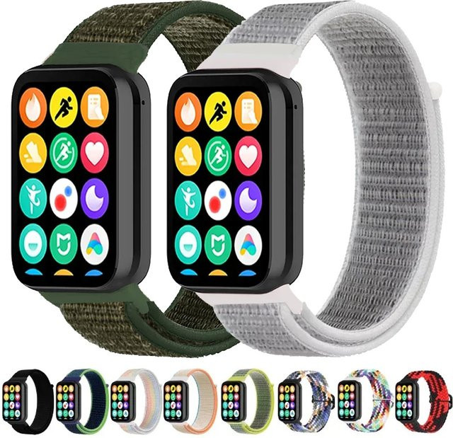 Xiaomi Uhrenarmband Nylon, geflochtenes Schlaufenarmband, multicolour - Bild 1