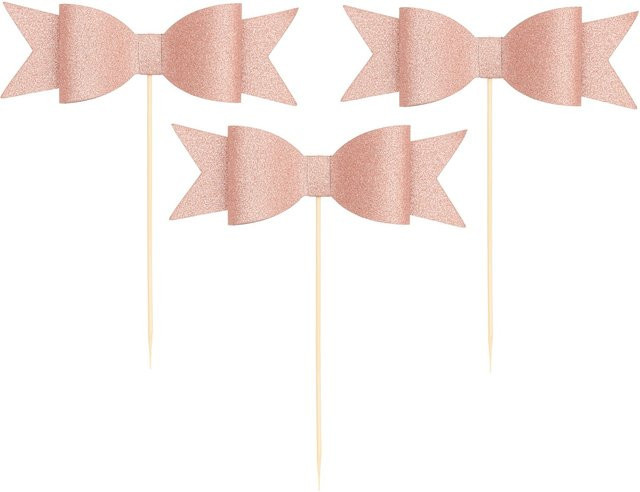Rico Design Picker Schleife in Roségold und Pink - Bild 1