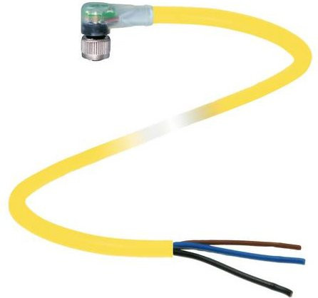 Pepperl+Fuchs 456518 Sensor-Aktor-Steckverbinder konfektioniert gelb Länge: 2 m Polzahl: 3 - Bild 1