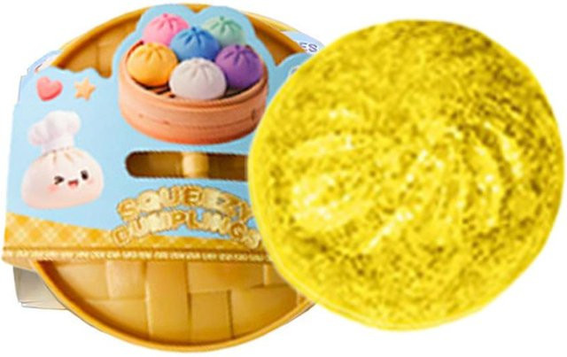 PRELEXT Glitzer-Knödel Squishy, 12 Stile, mit Box, Sensorisches Quetschspielzeug - Bild 1