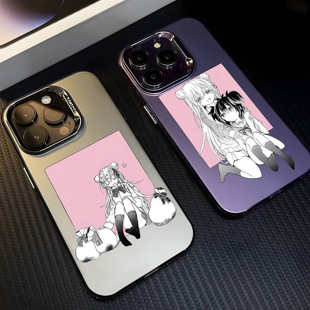 H-Happy Sugar Life Anime Handyhülle für iPhone 11 bis iPhone 17 Pro Max in Mehrfarbig Matt Metallic Aurora - Bild 1