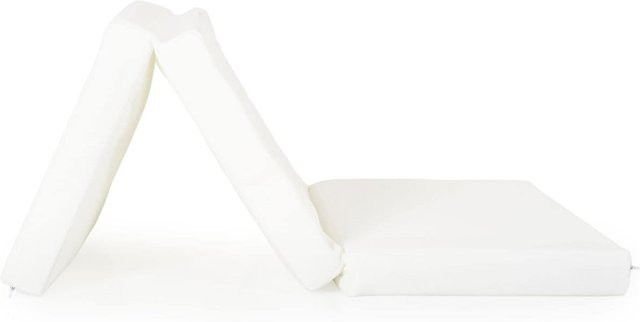 Moni Babybett Klappmatratze Snooze in Weiß mit waschbarem Bezug, B/B/H: 120 x 60 x 6 cm - Bild 1