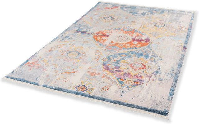 Schöner Wohnen Teppich Mystik in Silber und Multicolour mit abstraktem Design, B: 160 cm, T: 235 cm - Bild 1