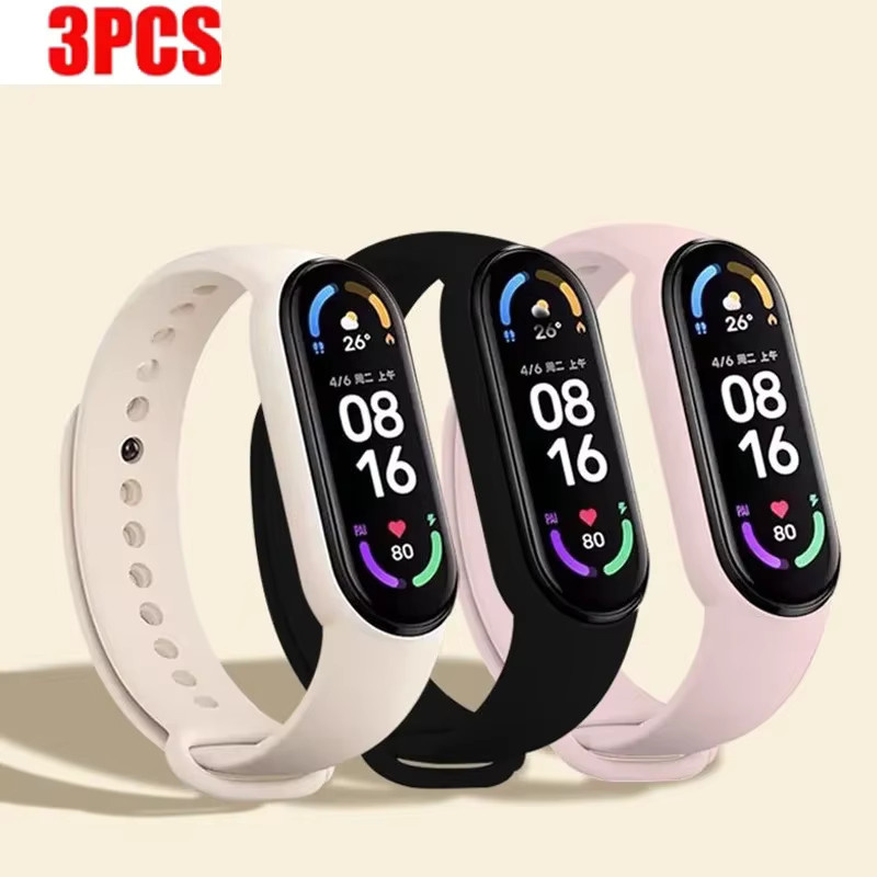 Xiaomi Armband für Mi Band, Silikon, Schwarz, Unisex - Bild 2