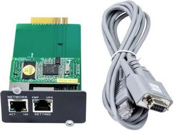 ABB Winpower SNMP Karte 4NWP100110R0001 mit Ethernet/LAN Anschluss in Grün - Bild 1