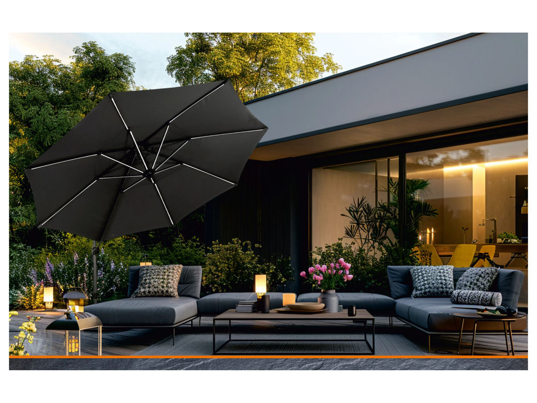 SCHNEIDER Sombra LED 300 Außenleuchte in Anthrazit aus Aluminium und Polyester - Bild 2