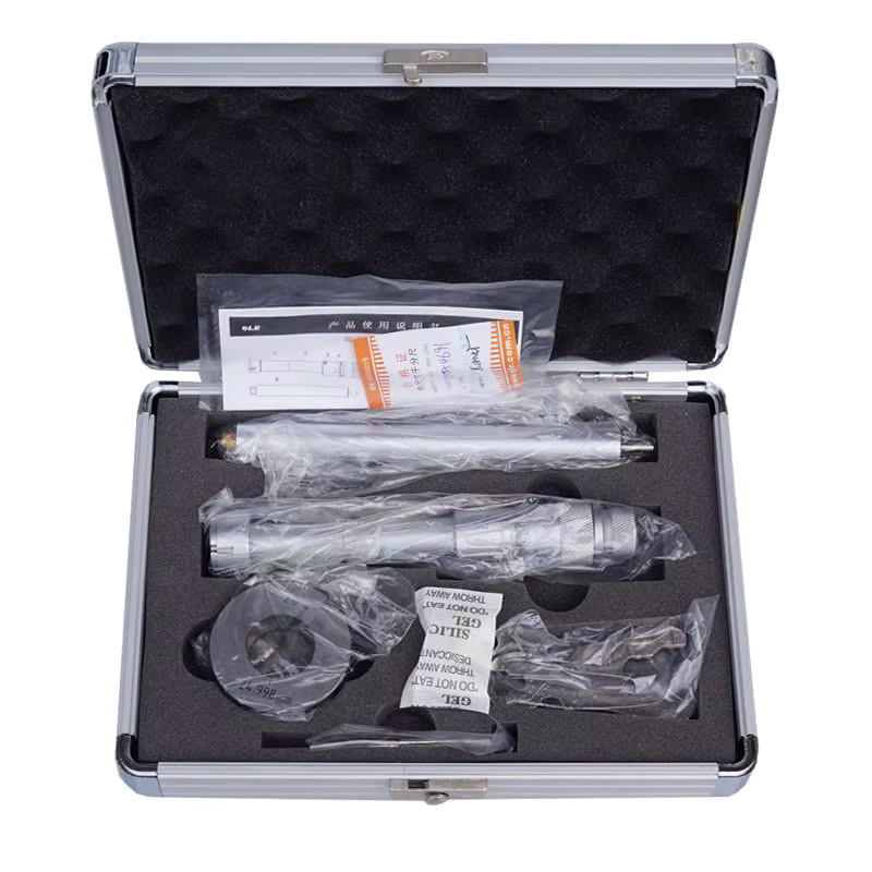 ETOPOO Dreipunkt-Innenmikrometer-Set in Silber mit Messbereichen 6-12mm, 12-20mm, 20-50mm und 50-100mm - Bild 2