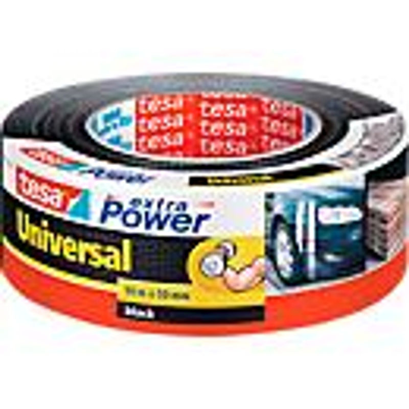 tesa extra Power Universal Gewebeklebeband Schwarz B: 50 mm, L: 50 m - Bild 3