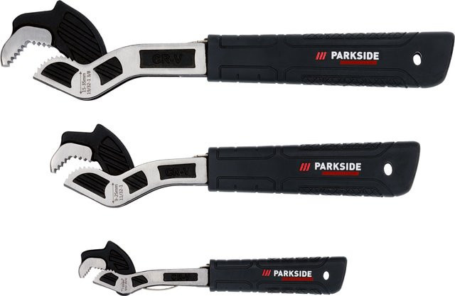 PARKSIDE PERFORMANCE Maulschlüssel-Set aus Stahl, 3-teilig - Bild 1